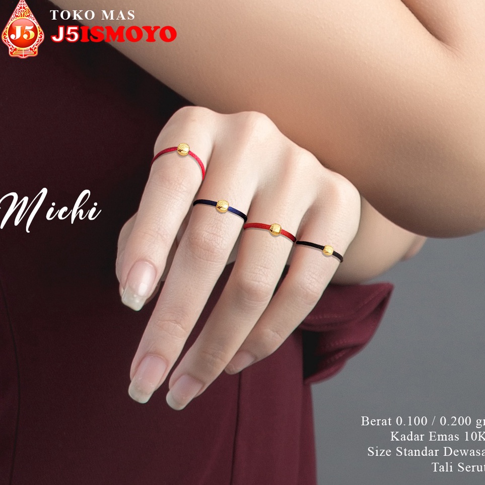 ➭Ready Stock✸ L9VOI Cincin Emas Tali Mici (TM)J5 Ismoyo V77 ✸Terlaris