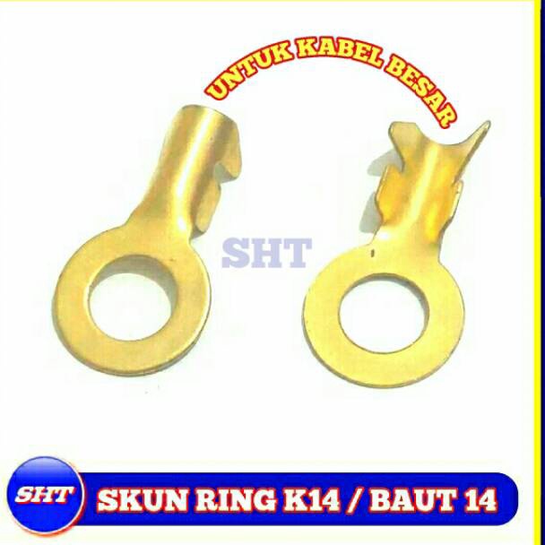 ` pb Terminal Kabel Skun Ring Baut 14 q Terlaris ❤.