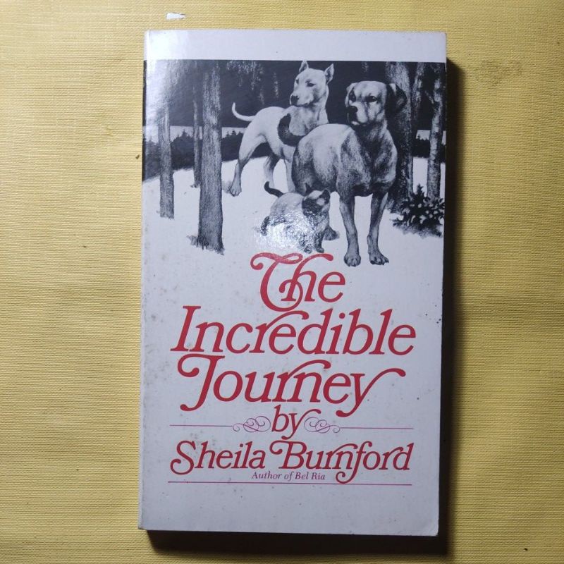 novel import lawas the incredible journey by Sheila burnford