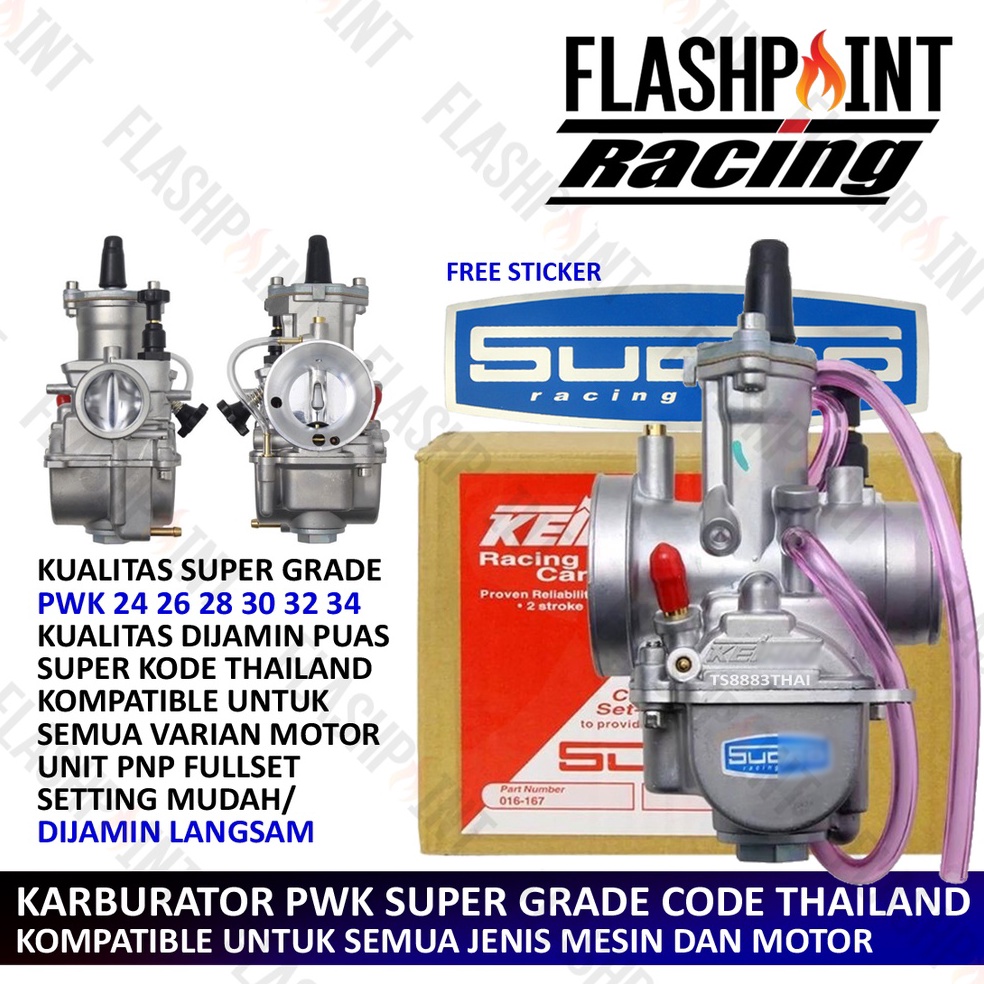 Rekomendasi.. (BISA COD) KARBURATOR SUDCO KEIHIN PWK 24 26 28 30 32 34 KARBU FULL SET THAILAND PWK P