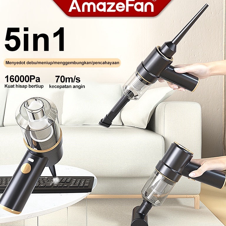 PALING DICARI. AmazeFan 4in1 blower kipas mini penyedot debu portable Alat penyiaran kompresor listr