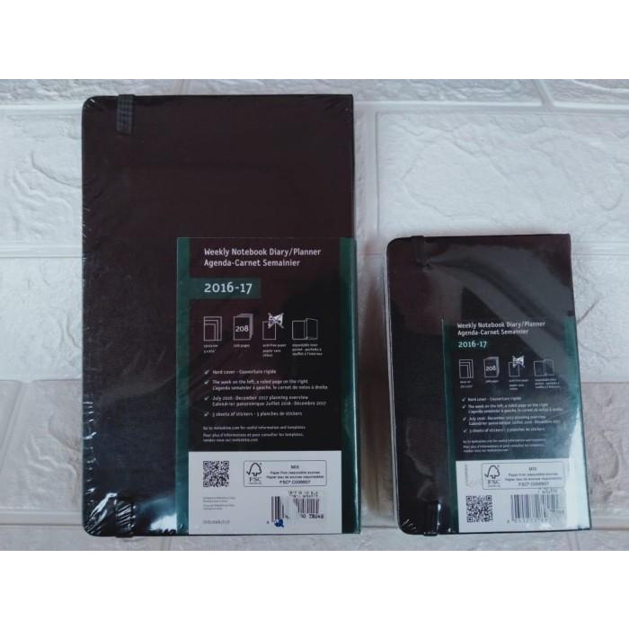 

Bundling Moleskine Weekly Notebook Diary Planner Agenda Jurnal 2016-17