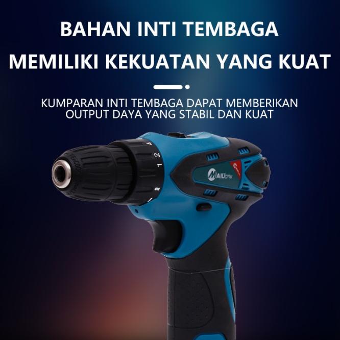 Mailtank Sh191 Mesin Bor Cordless Drill 12V Mailtank Pulau Jawa