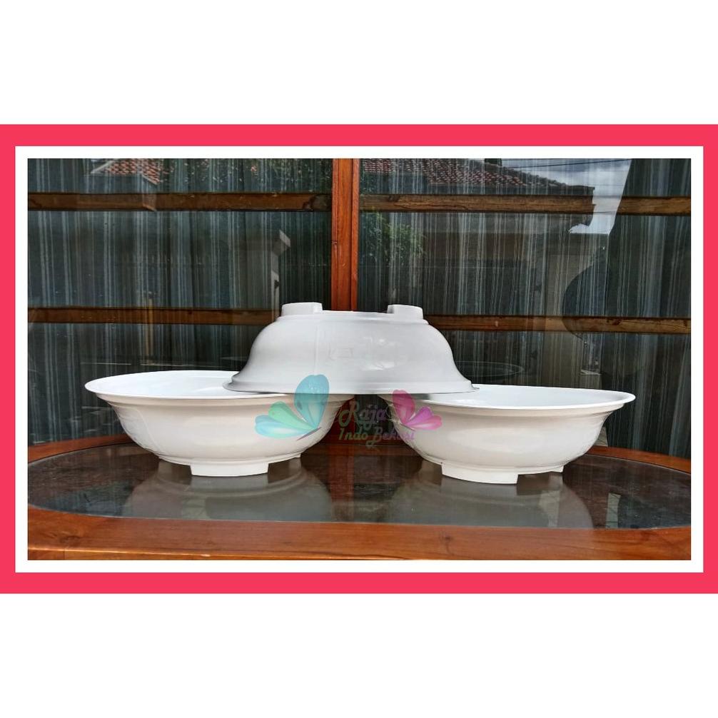 Grosir Pot Bonsai Bulat Gbl40 / Pb40 Putih | Pot Tanaman Bonsai 40 Cm Plastik Bukan Gerabah | Pot Ad