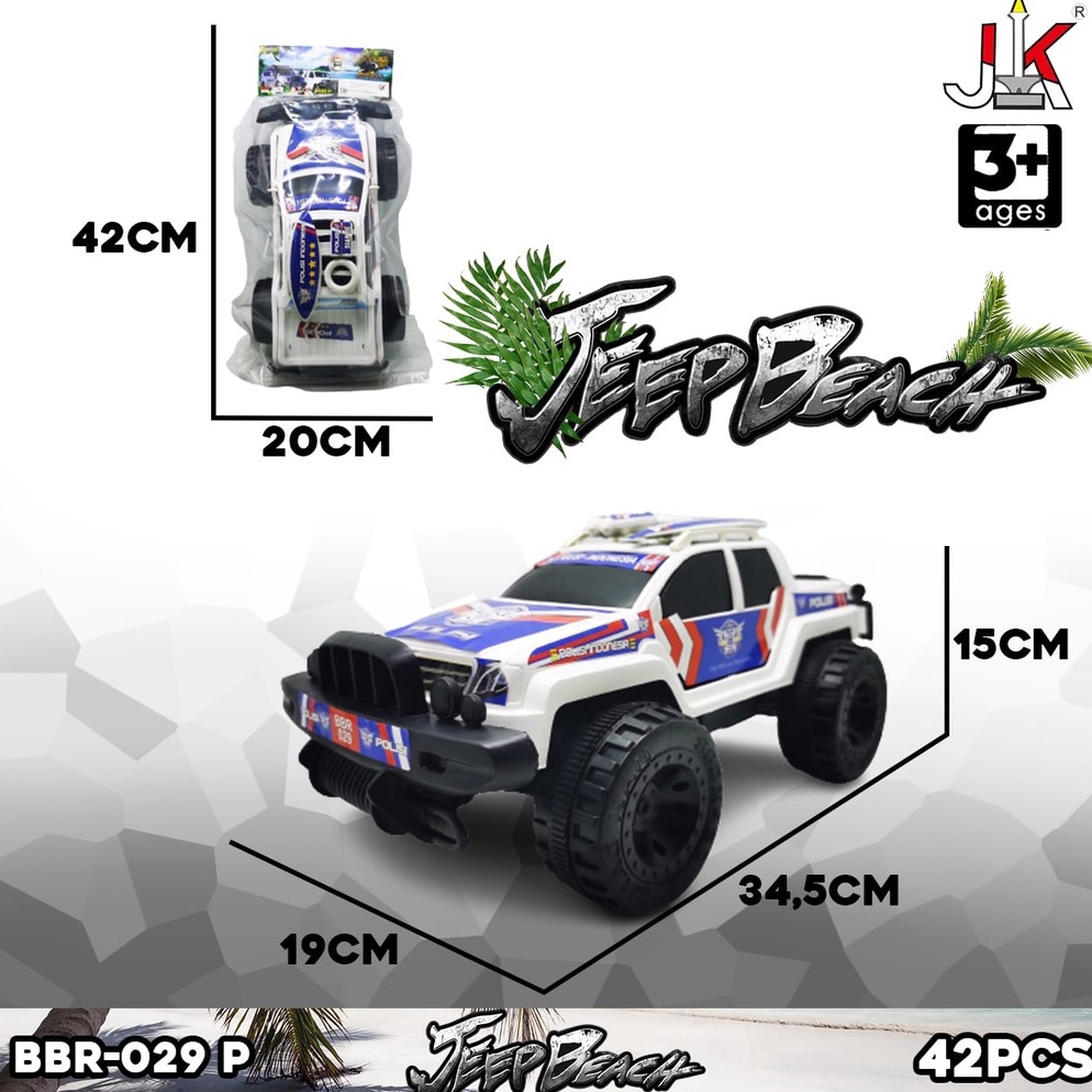 HARGA TERMURAAH TERMURAH PROMO MAINAN ANAK KANTONG PAJERO PANTAI MOBILAN PAJERO ANAK PANTAI BBR-029 