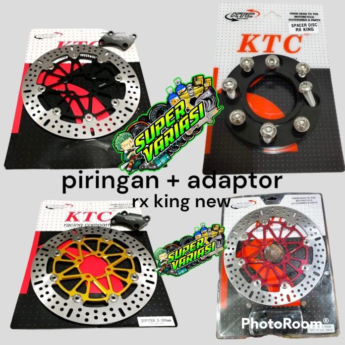 Piringan Cakram Depan Rx King Ktc 300 Mm Cakram Depan Ktc Rx King