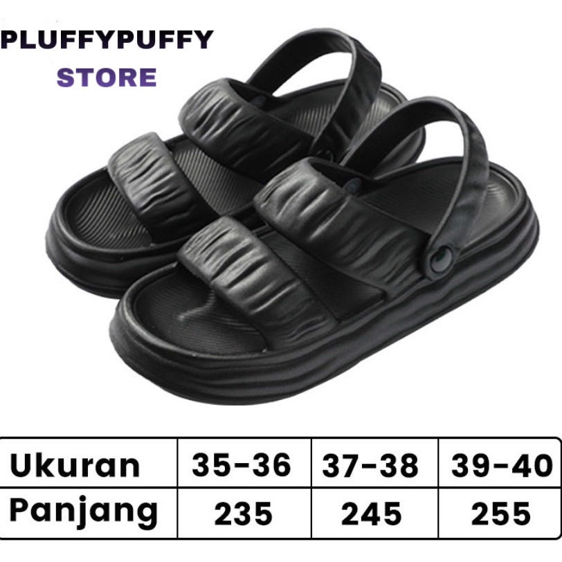 >2<JD9M-D Sandal Eva Wanita Import Sendal Wanita Terbaru Trend Masa Kini 573➫