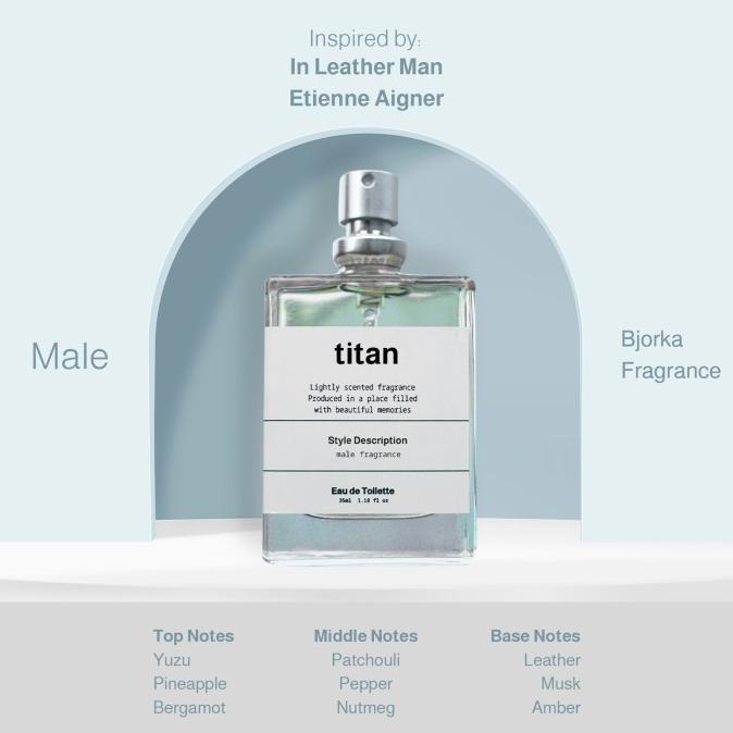 TITAN EAU DE TOILETTE 35 ML FOR MALE BJORKA PARFUM