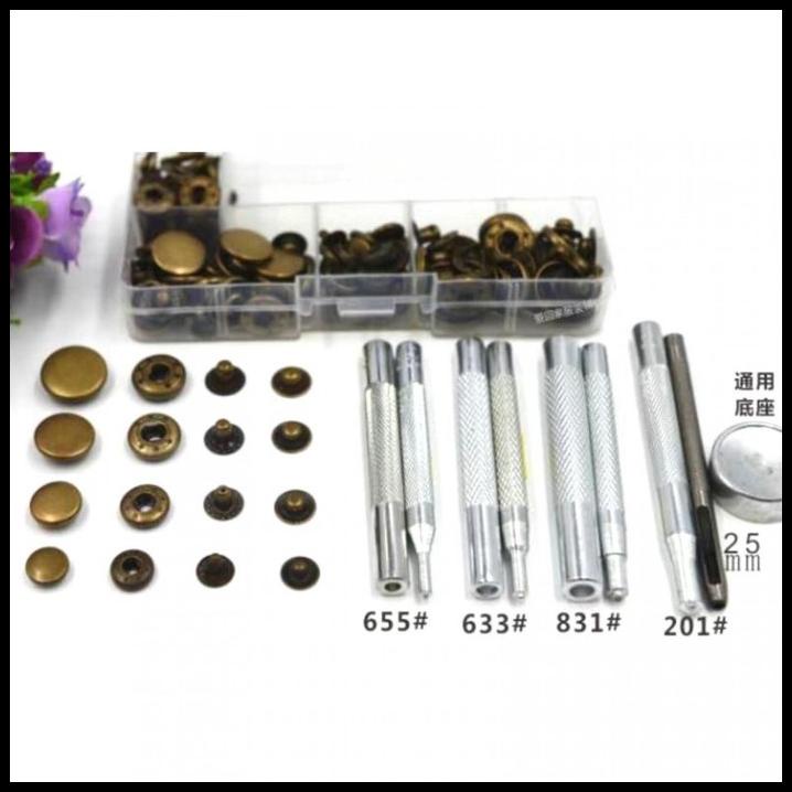 Best Seller Set Alat Pasang/Getok Paku Kancing Snap/Keling