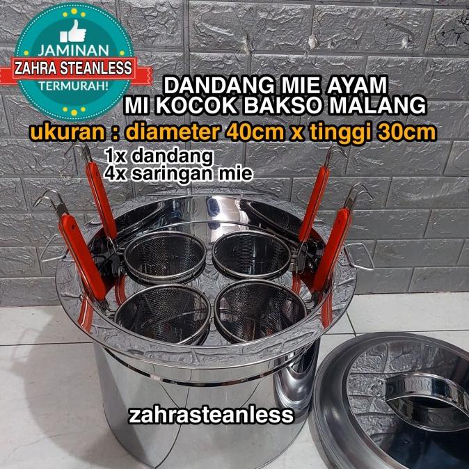 Harga Spesial Dandang Mie Ayam 4 Lubang / Dandang Mie Kocok / Panci Mie Jumbo