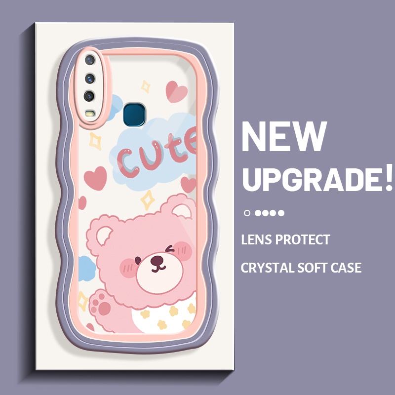 Casing Ponsel untuk VIVO Y12 Y15 Y17 Y12i Y3 Y3s 2020 S1 Case wadah Telepon anti guncangan batas HP 