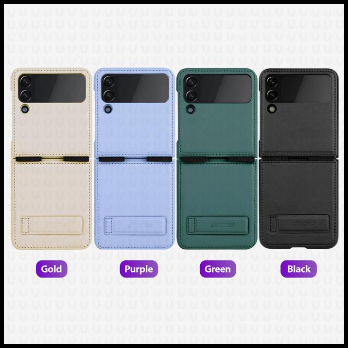 Terlaris Case Samsung Galaxy Z Flip4 / Z Flip 4 Nillkin Qin Leather Flip Casing
