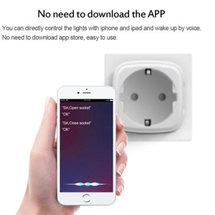 Colokan Stop Kontak Pintar 15A Wifi Smart Plug Home Power Bluetooth