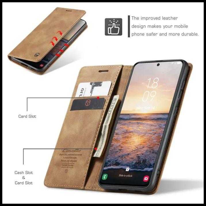 Terlaris Mr - Caseme Samsung S21 Fe S21 Ultra S21 + 5G Leather Flip Case Dompet