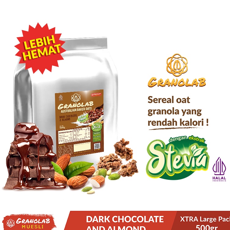 

Harga Promo➤ 67FEY Granola 500 gr Dark Chocolate & Almond - Granolab Muesli W91 ✵Terbaru