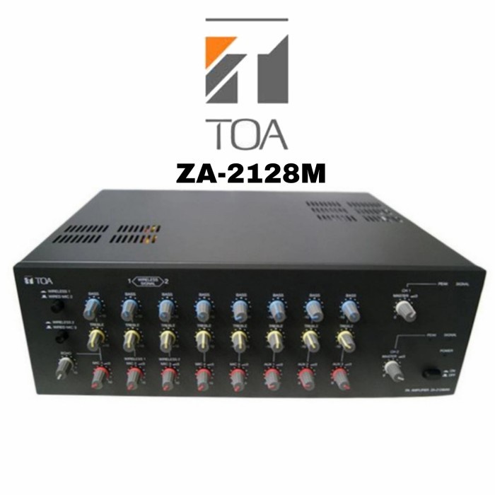AMPLIFIER TOA ZA 2128 M ORIGINAL AMPLI TOA ZA2128M
