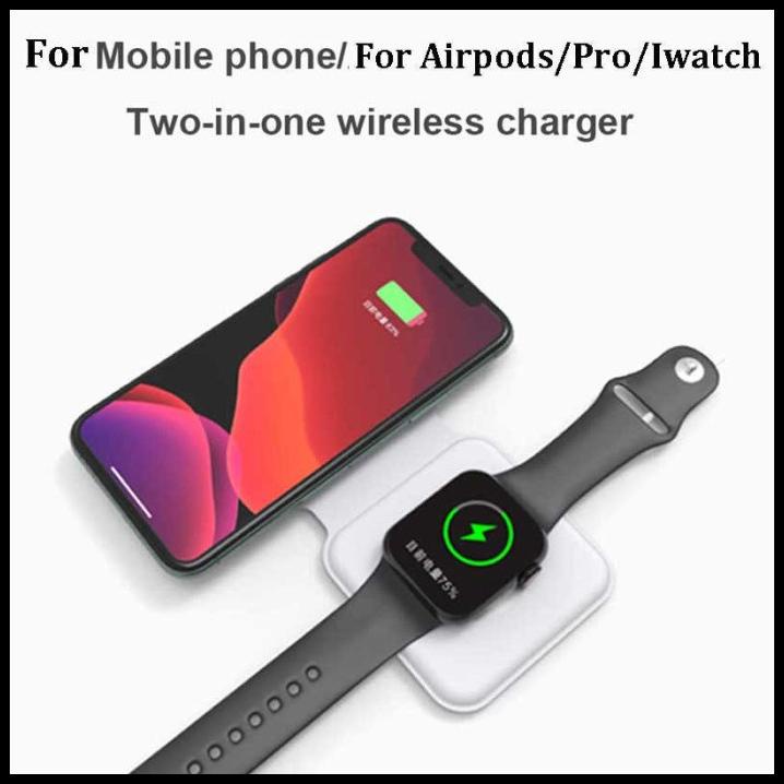 Terlaris Charging Dock 2 In 1 Charger For Iphone Apple Watch Iwo Docking Stand