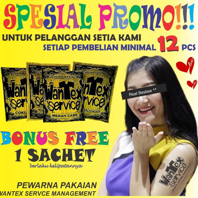 ➘Harga Murah⁑ 7A0V9 Pewarna Texstil, Pewarna Pakaian, Wantex, Wenter, Pewarna Pabrikan Berkualitas M
