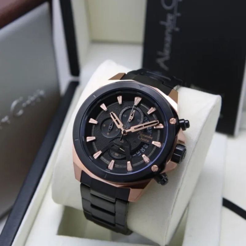 jam tangan pria Alexandre Christie 6651 mcbbrba