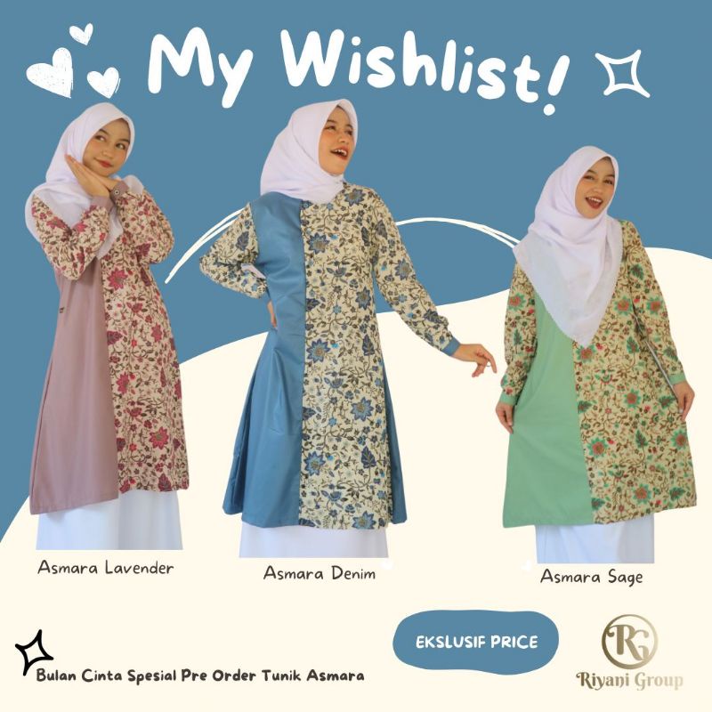 TUNIK ASMARA BY RIYANI TUNIK BATIK