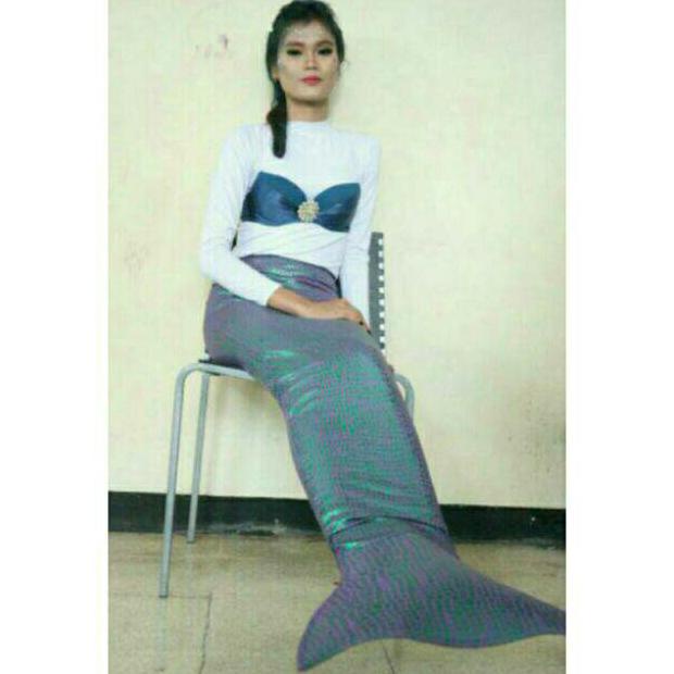KOSTUM MERMAID/BAJU DUYUNG utk Remaja/dewasa uk XXL
