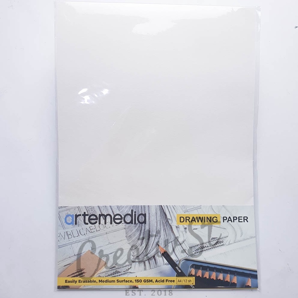 

AZM Artemedia Drawing Paper Kertas Gambar Sketsa Sketch Paper A4 ↔Best Seller