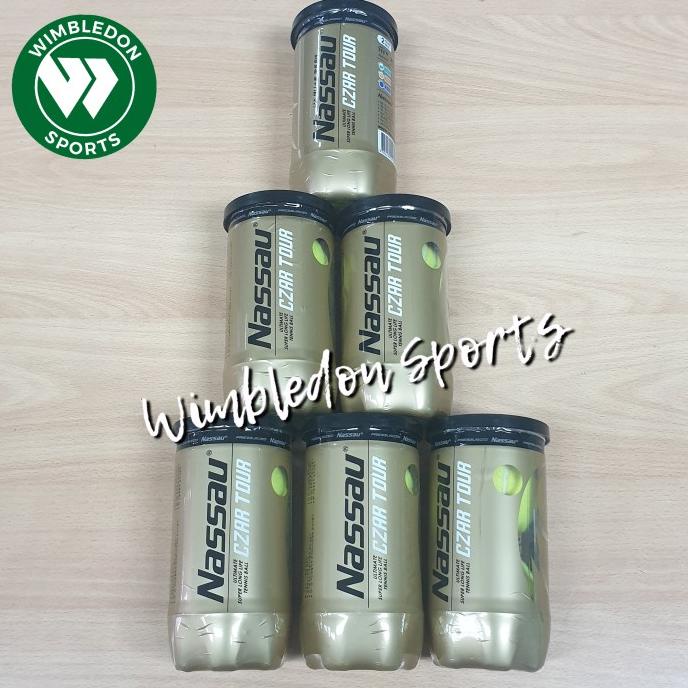 NEW Bola Tenis NASSAU CZAR TOUR Super Long Life Ball isi 2