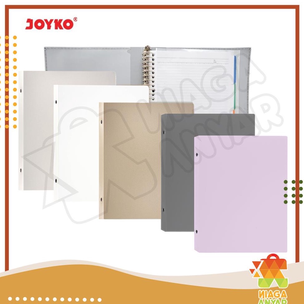 

KO6082 NA JOYKO Binder Note A5 Polos / Buku Binder Joyko Polos Terbaru (⌒