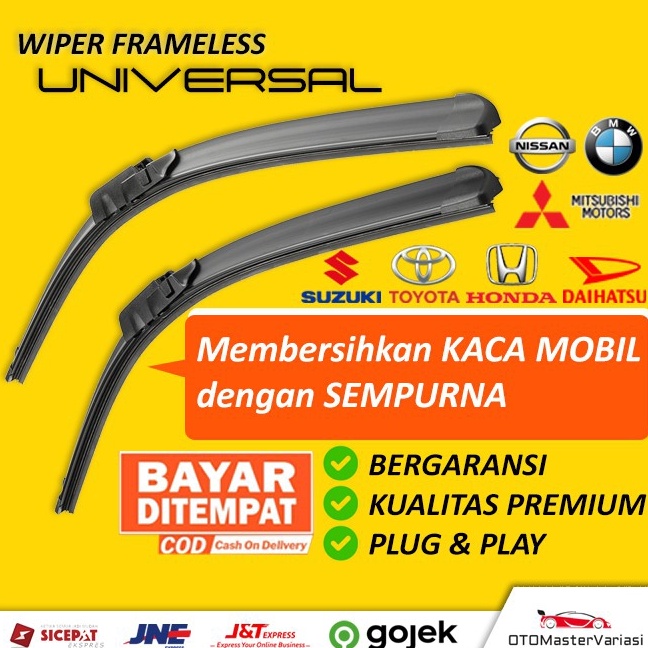 Menarik Wiper Kaca Mobil Frameless Panther Touring / Panther Kapsul / Panther Grand Touring / Panthe