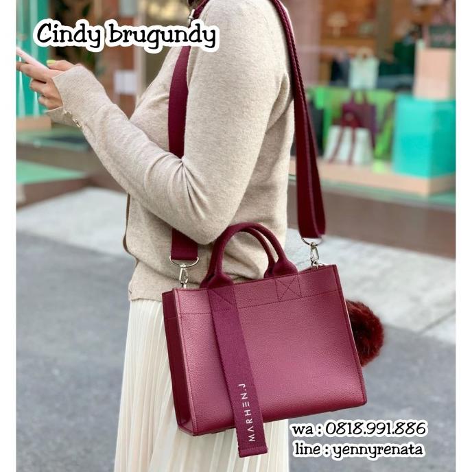 Marhen J Cindy bag brugundy