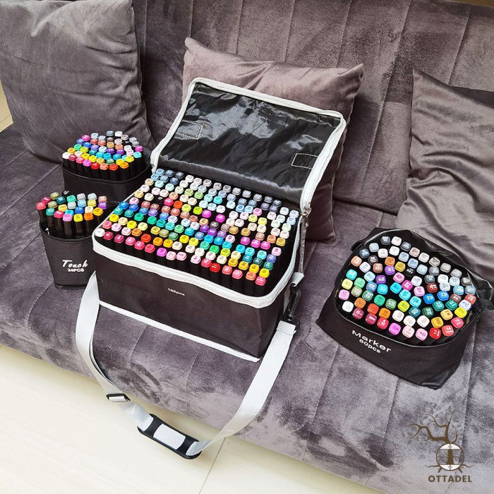 

Ottadel Spidol Gambar Dua Sisi / Art Marker / Spidol Berwarna