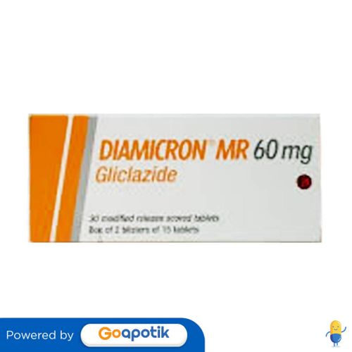 DIAMICRON MR 60 MG BOX 30 TABLET
