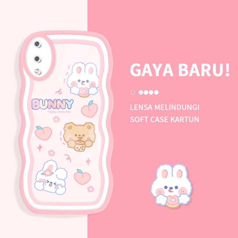 Casing Ponsel untuk Samsung Galaxy M30S M21 M02 M10 M13 M23 5G Note10 Plus Note20 Ultra Case Kartun 