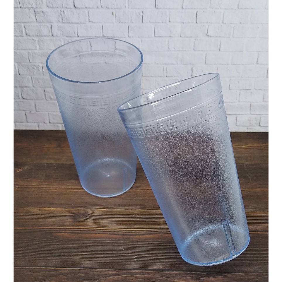 ➻ FJS - GELAS MINUM ALEXIS 1 LUSIN GELAS PLASTIK ✫ ✩ ￣