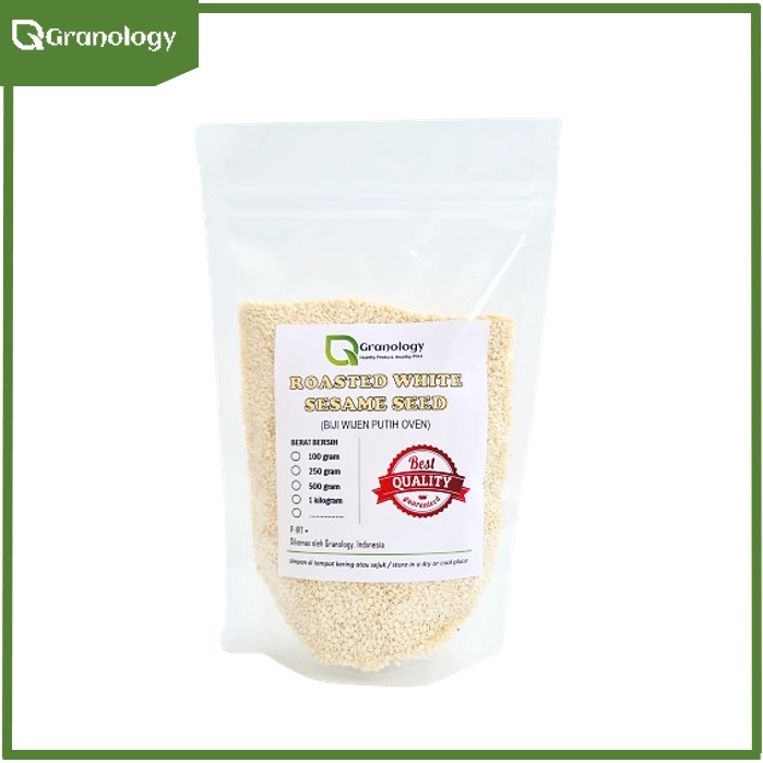 

Best Seller.. Wijen Putih Panggang / Roasted White Sesame Seed 250 gram GP9