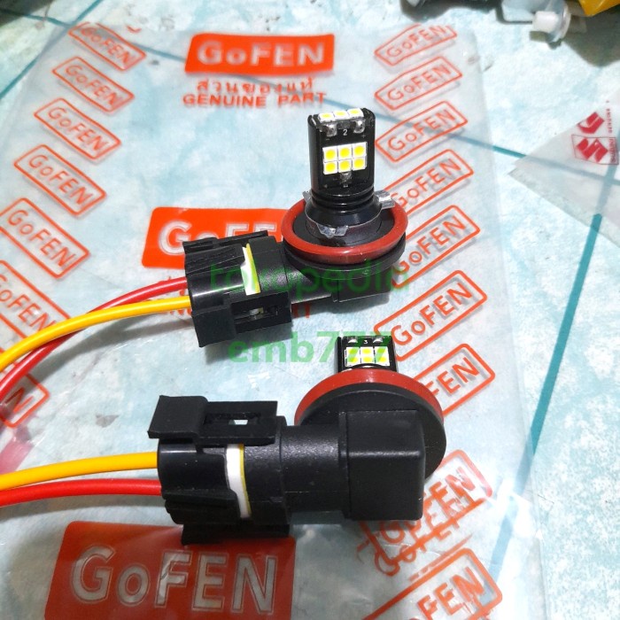 Lampu Kabut / Bohlamp Foglamp Led Avanza Xenia H11 Putih Super Terang Kode 174