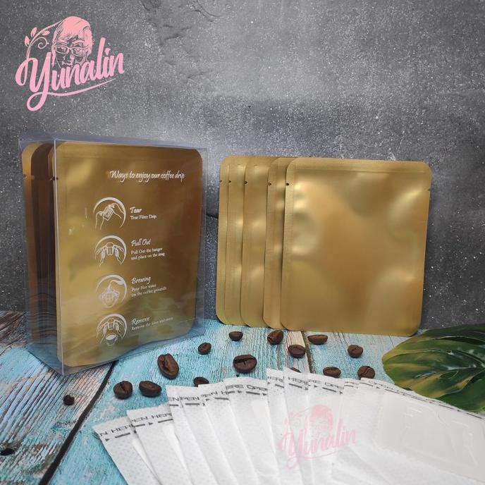 

New Paket Box Mika Drip Bag Coffee + Gold Sachet | Paket Box Mika Drip Bag