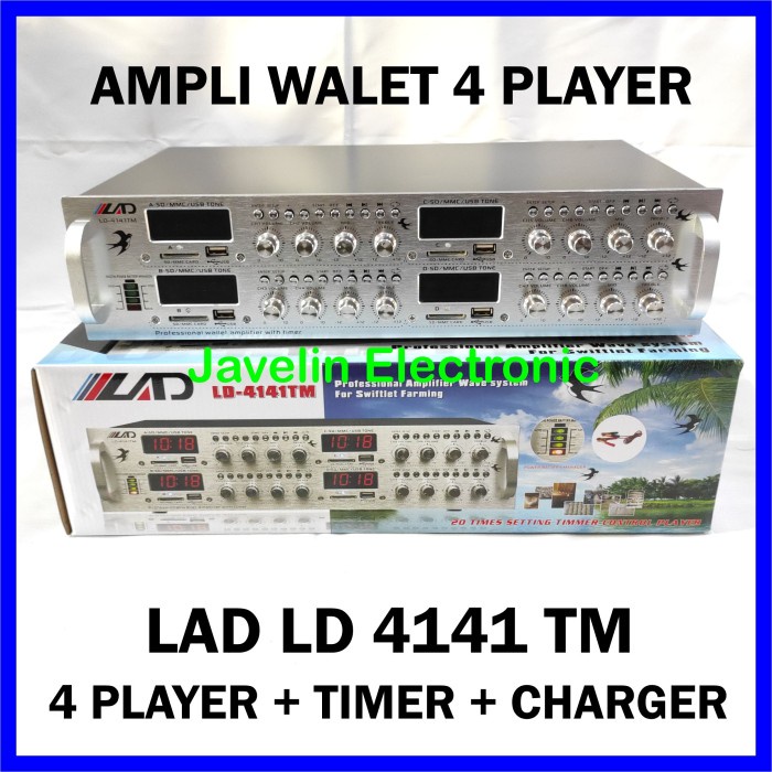 AMPLIFIER WALET LAD LD 4141T / 4141 TM / AMPLI WALET LD 4141 T