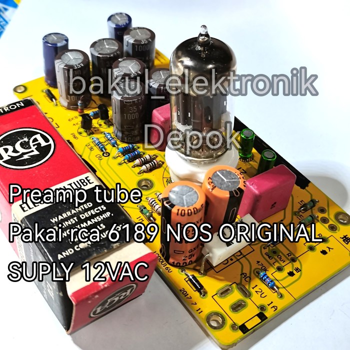 PREAMP TUBE 12AU7 12AT7 ECC81 (KIT JADI SEPERTI GAMBAR)