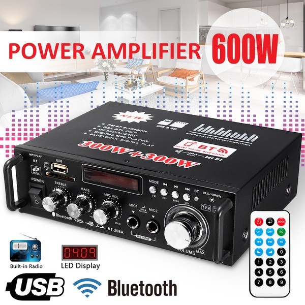 AMPLIFIER USB MINI KARAOKE USB POWER RADIO AUDIO MINI ORIGINAL