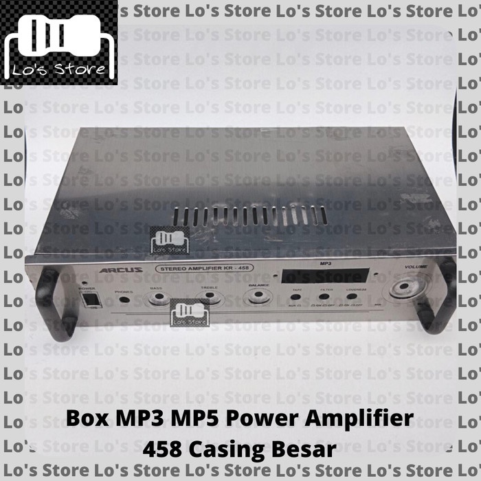 BOX MP3 MP5 POWER AMPLIFIER 458 CASING BESAR