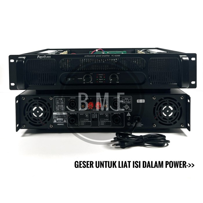 POWER AMPLI FIRSTCLASS FCA2500 AMPLIFIER POWER FC A2500 FCA 2500