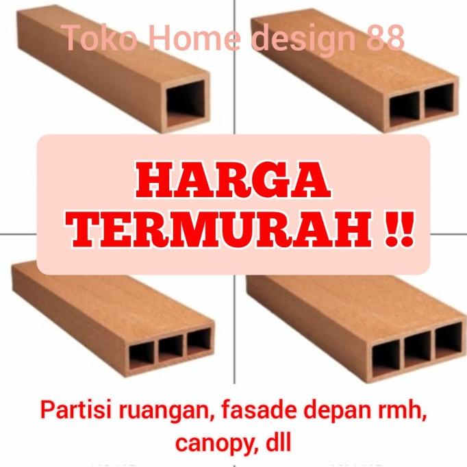 Kisi kisi WPC / partisi WPC kayu asri tersedia banyak pilihan