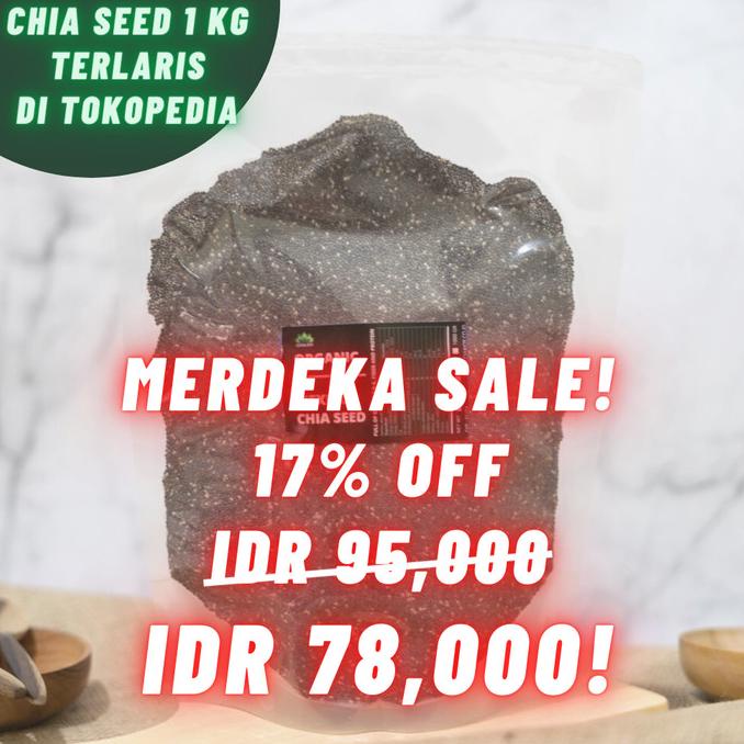 

Chia Seed Mexico Organik Chiajoy Untuk Diet 1 KG - CHIASEED