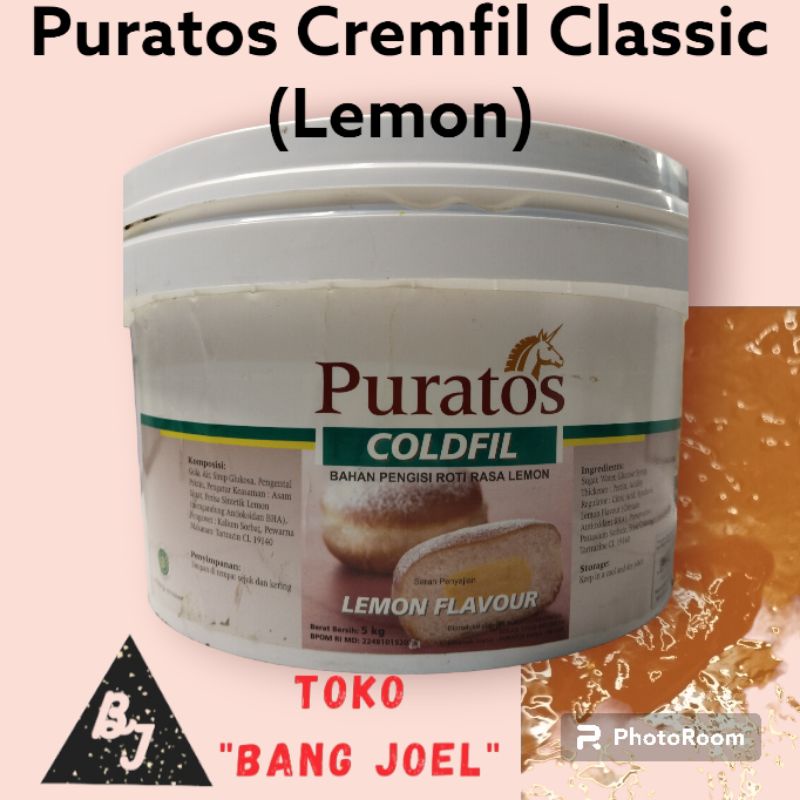 

Puratos Cremfil Classic Lemon / Vanilla / Durian kemasan repack 250 gram / Selai Cream Premium