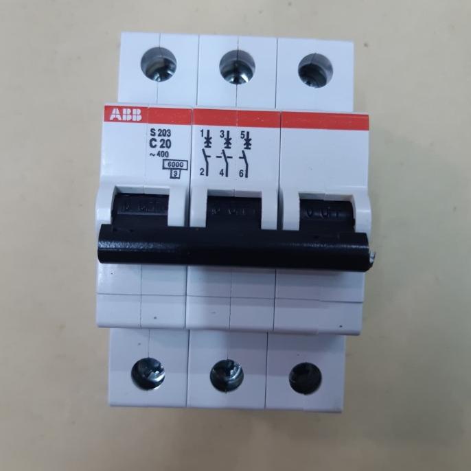Mcb Abb 20A 3Phase 3Pole Original