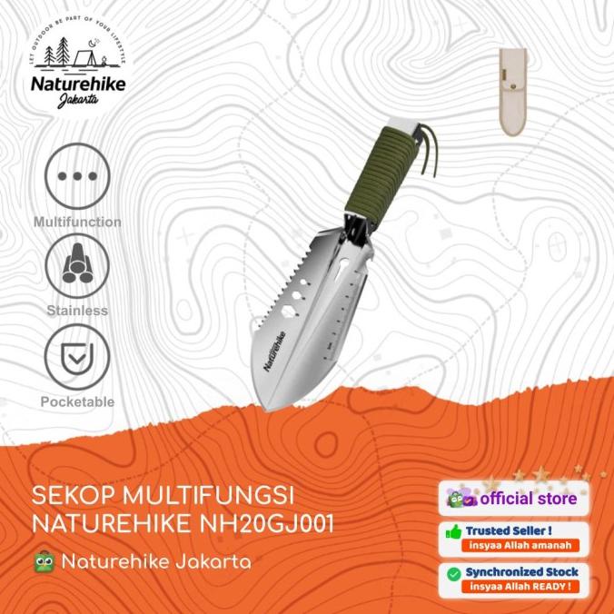 SEKOP MULTIFUNGSI NATUREHIKE NH20GJ001 CAMPING PISAU GERGAJI