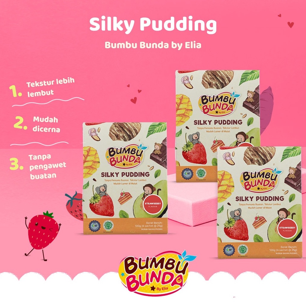 

✼Best Produk⁑ 9LDAQ Bumbu Bunda by Elia Silky Pudding Non Pemanis Buatan Non Pengawet Tektur Lembut Mudah Lumer di Mulut Bubuk Puding Bumbu Bunda B61 ➷Murah