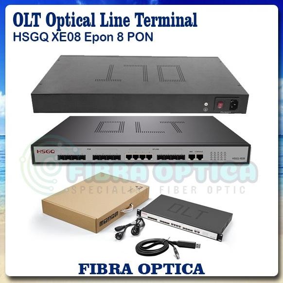 OLT HSGQ XE08 EPON OLT 8 PON 10G | EPON OLT 8 PON 10G Uplink FTTH