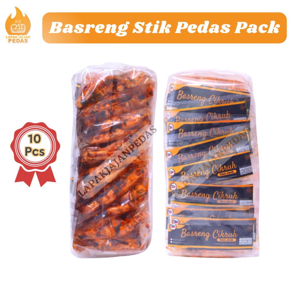 

Kirim Langsung.. Basreng Stik Pedas Daun Jeruk Cikruh Camilan Ringan Kemasan Pack Isi 10 Pcs Lapak Jajan Pedas F9K